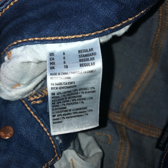American eagle super stretch X size 6 jeans - Picture 8 of 10